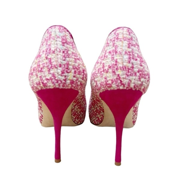 Manolo Blahnik Vazza 105 Tweed Pumps - Picture 11 of 13